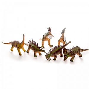恐龙，一套是6 个玩具